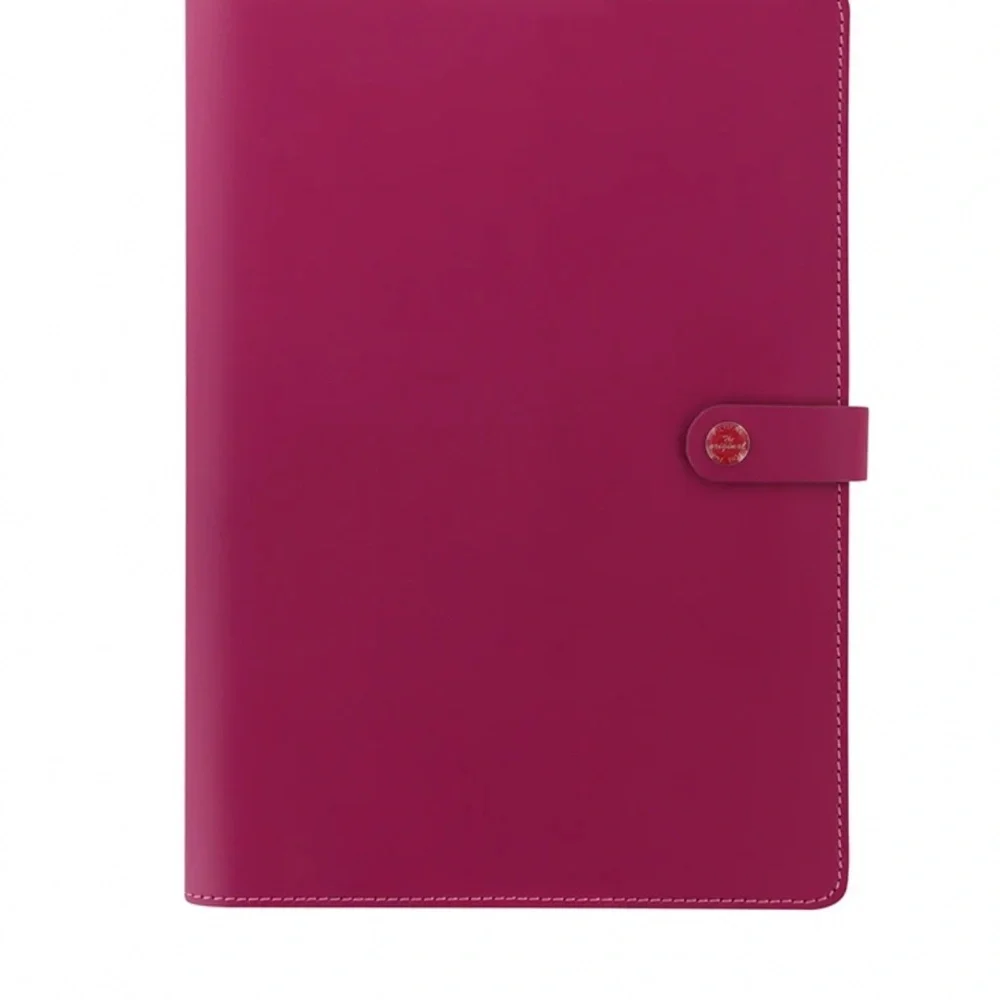 SALE - FILOFAX A4 Leather Folio -Raspberry